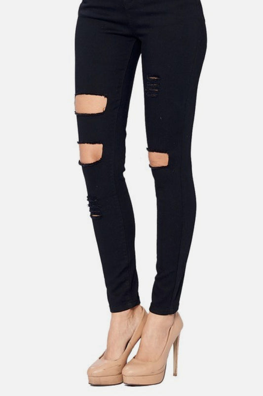 Sweet Girl High-Rise Destroyed Jeans