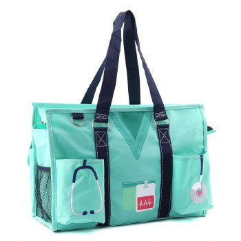 Mint nurse tote bag