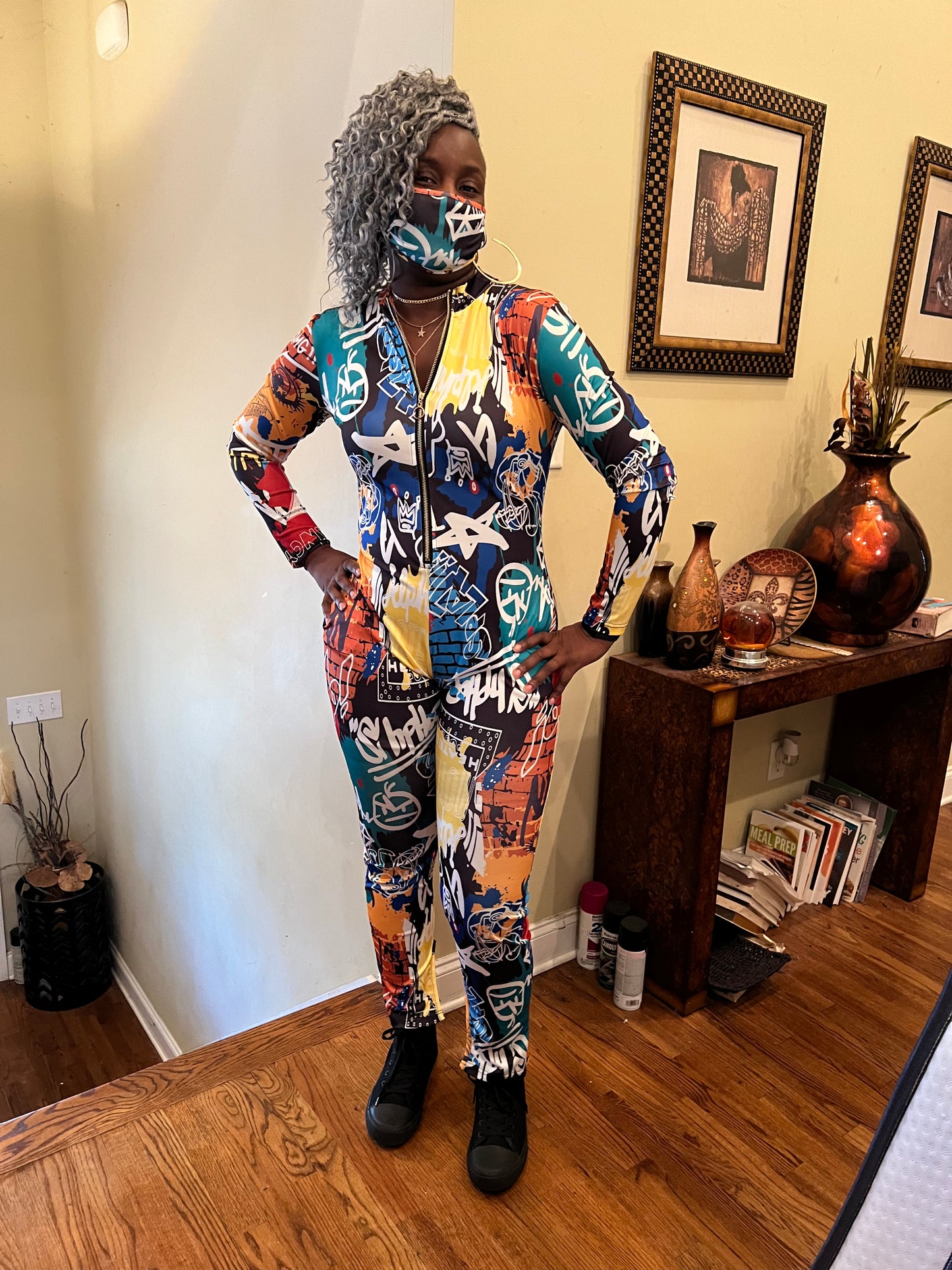 Graffiti jumpsuit